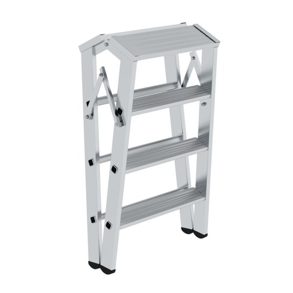 Günzburger Steigtechnik Klapppodest beidseitig begehbar 2x4 Stufen