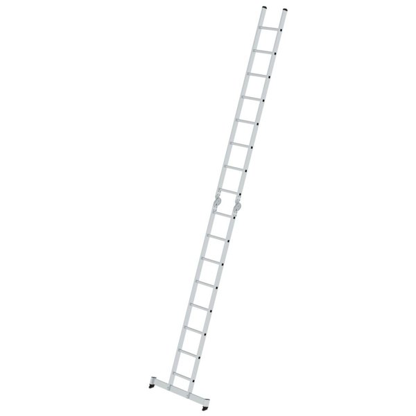 Günzburger Steigtechnik Klappleiter 2-teilig mit nivello®-Traverse 2x8 Sprossen