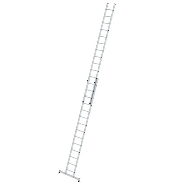 Günzburger Steigtechnik Mehrzweckleiter 2-teilig mit nivello®-Traverse 2x14 Sprossen