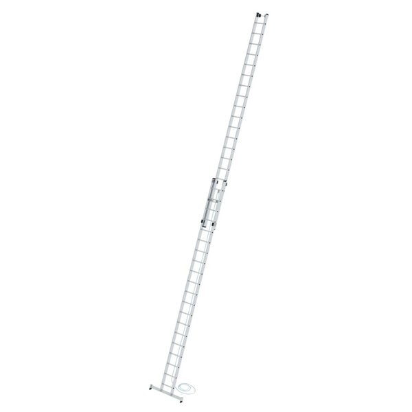 Günzburger Steigtechnik Sprossen-Seilzugleiter 2-teilig mit nivello®-Traverse 2x20 Sprossen