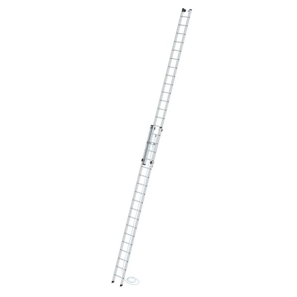 Günzburger Steigtechnik Sprossen-Seilzugleiter 2-teilig ohne Traverse 2x18 Sprossen