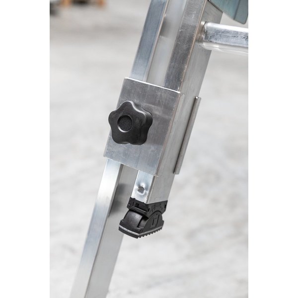 Günzburger Steigtechnik Sprossen-Stehleiter treppengängig 2x6 Sprossen