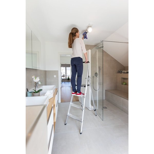 Günzburger Steigtechnik ML Stufen-Stehleiter einseitig begehbar 5 Stufen