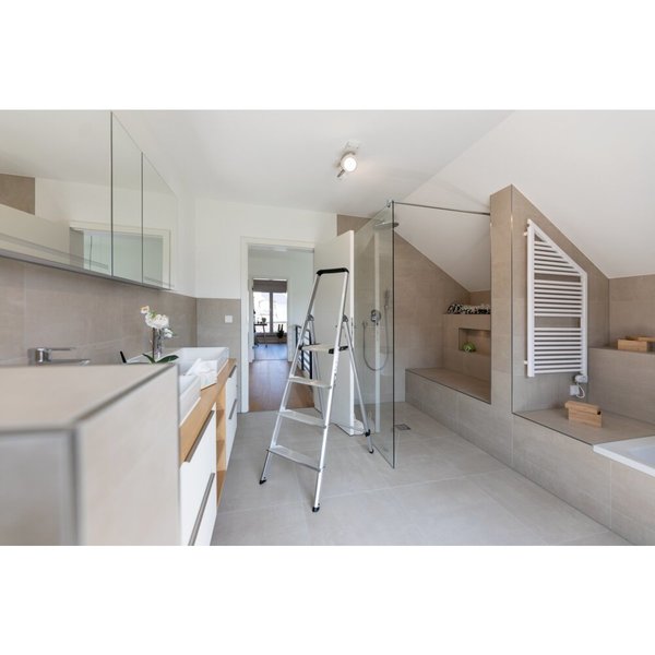 Günzburger Steigtechnik ML Stufen-Stehleiter einseitig begehbar 7 Stufen