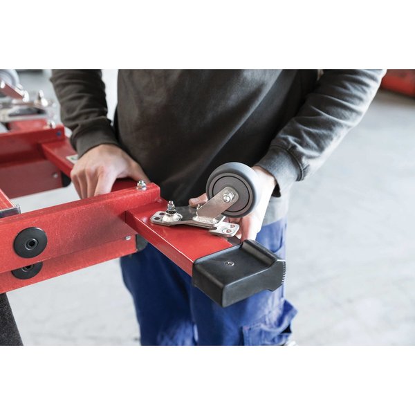 Günzburger Steigtechnik Nachrüstsatz 'roll-bar' passend für Nachrüst-Traverse aus Aluminium oder GFK