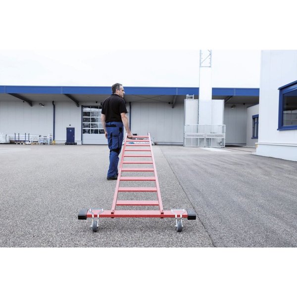 Günzburger Steigtechnik Nachrüstsatz 'roll-bar' passend für Nachrüst-Traverse aus Aluminium oder GFK