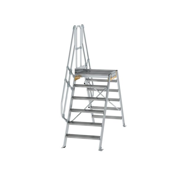 Günzburger Steigtechnik Überstieg 60° Stufenbreite 800 mm 6 Stufen