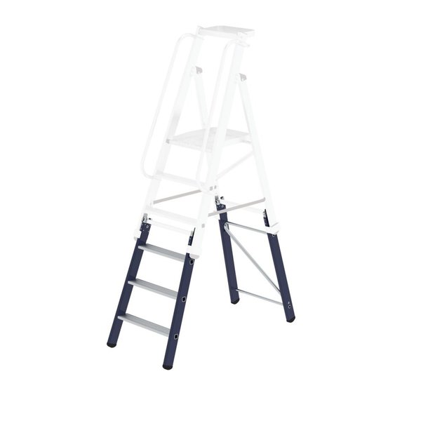 Günzburger Steigtechnik Einsteckteil für Plattformleiter steckbar plus 3 Stufen