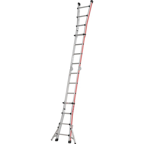 Hymer Teleskopleiter mit transportoptimierten Teleskopauslegern 4x4