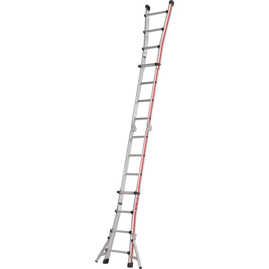 Hymer Teleskopleiter mit transportoptimierten Teleskopauslegern 4x4