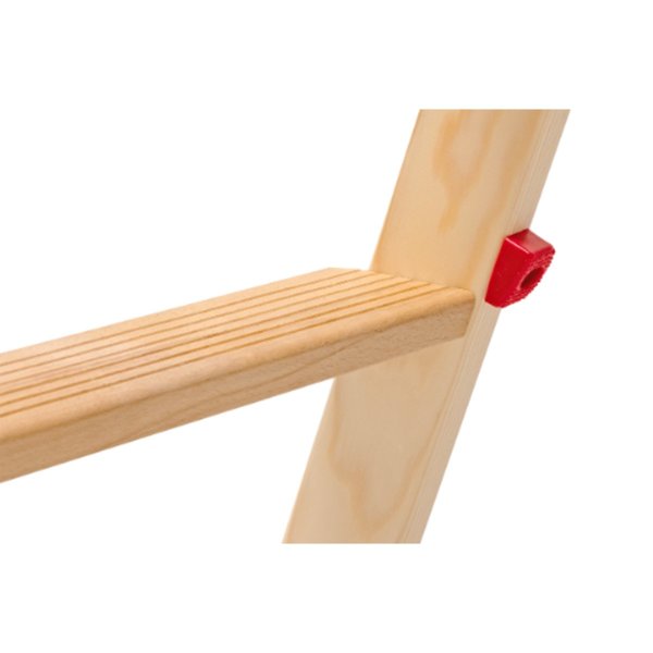 Hymer Holz-Stufenstehleiter, beidseitig begehbar 2x4