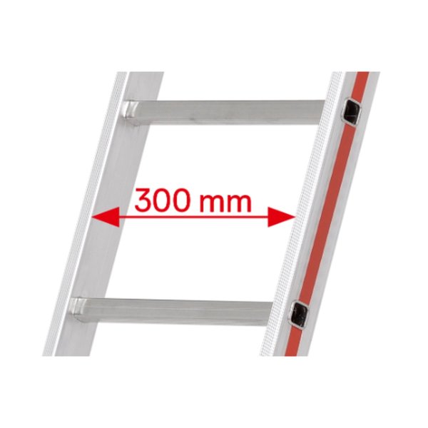 Hymer Mehrzweckleiter, zweiteilig 2x8