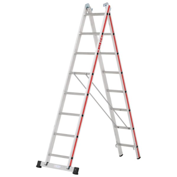 Hymer Mehrzweckleiter, zweiteilig 2x8