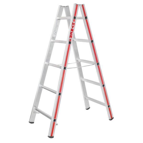 Hymer Sprossenstehleiter, beidseitig begehbar 2x5