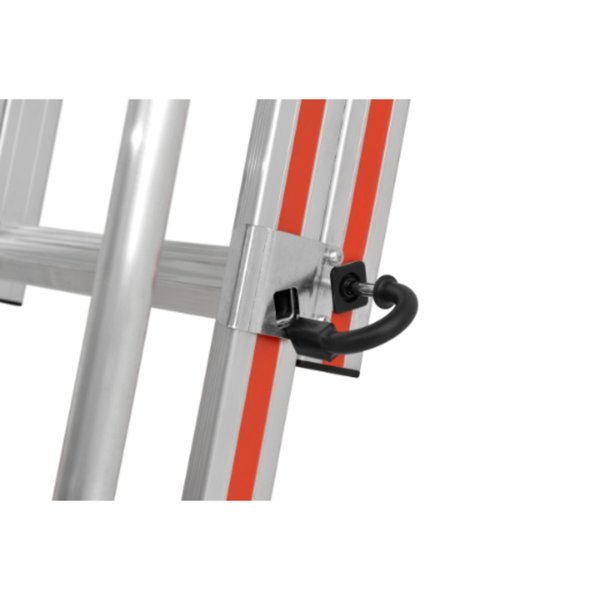 Hymer Einhänge-Schiebeleiter 2x8 mit beidseitigem Handlauf