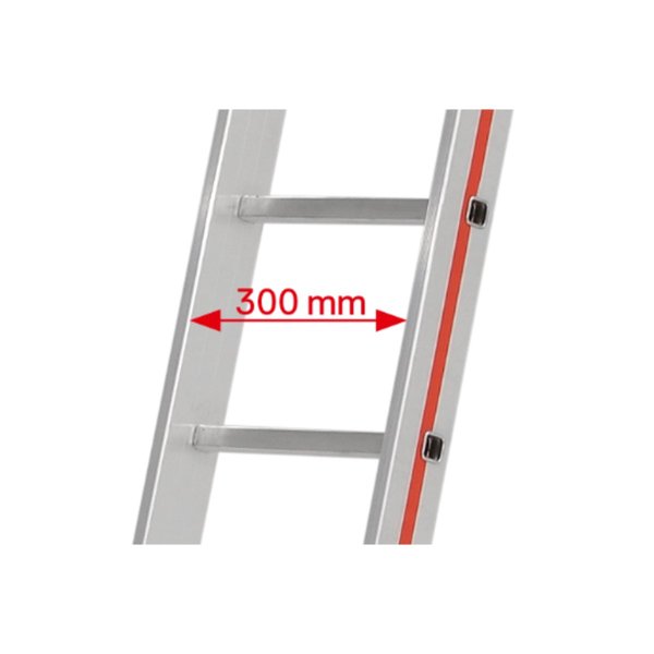 Hymer Schiebeleiter, zweiteilig 2x8