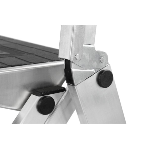 Hymer Sicherheitstreppe mit Gummibelag und Bügel 4 Stufen