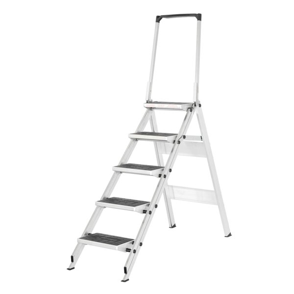 Hymer Sicherheitstreppe mit Gummibelag und Bügel 5 Stufen