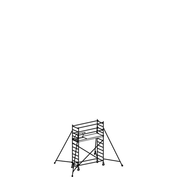 Hymer Fahrgerüst mit Ausleger