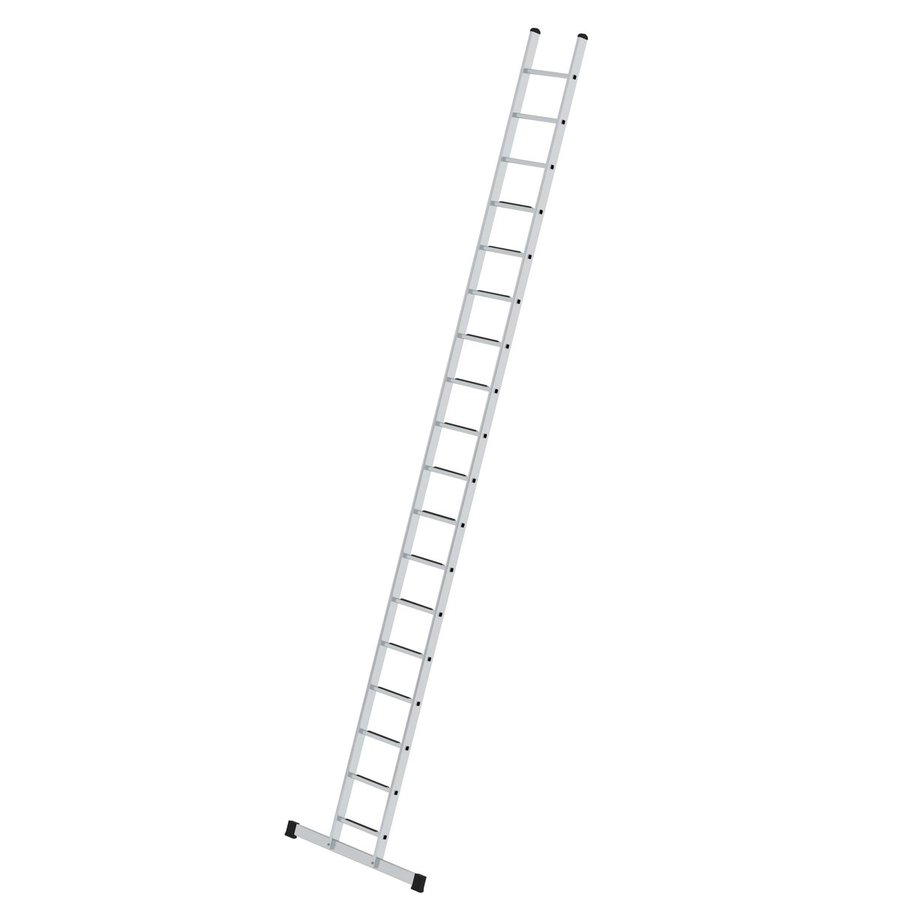 Günzburger Steigtechnik Sprossen-Anlegeleiter SprossenSafe R 13 mit Standard-Traverse 18 Sprossen