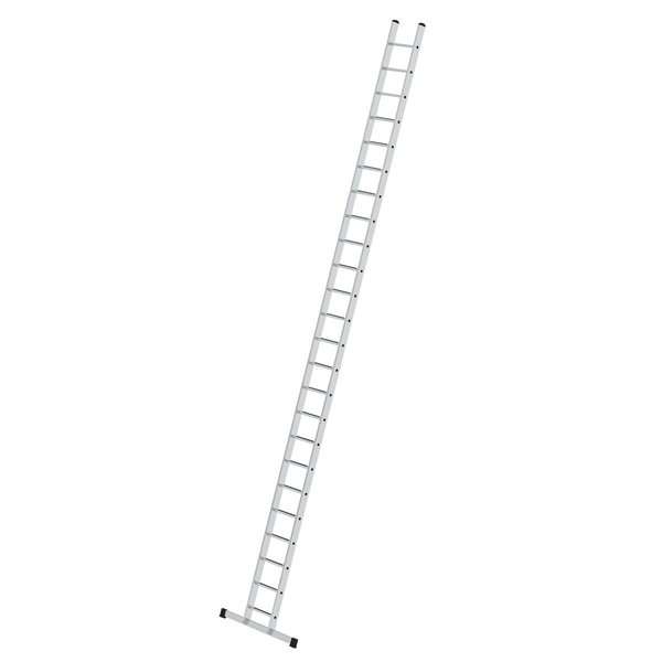 Günzburger Steigtechnik Sprossen-Anlegeleiter SprossenSafe R 13 mit Standard-Traverse 24 Sprossen