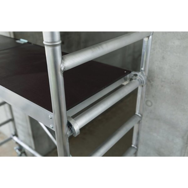 Günzburger Steigtechnik Rollgerüst 0,75 x 1,80 m mit Fahrbalken Plattformhöhe 5,78 m