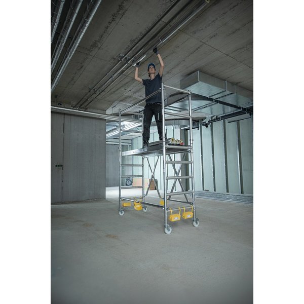 Günzburger Steigtechnik Klappgerüst 1,35x1,80m mit Ausbaueinheit Plattformhöhe 1,55 m