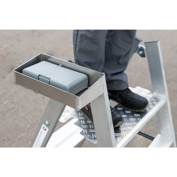 Günzburger Steigtechnik Ablageschale für Klapptritt beidseitig begehbar