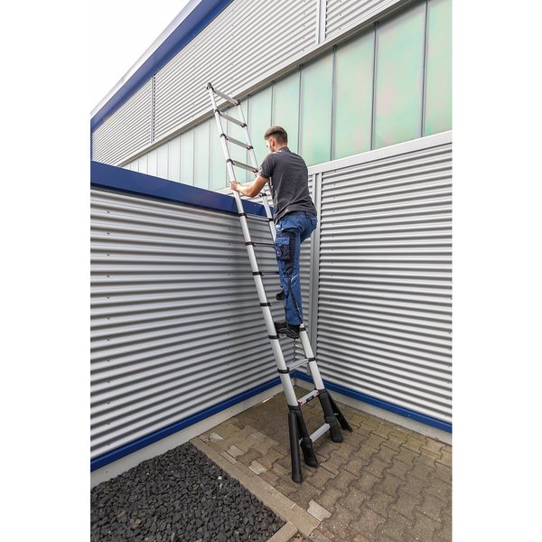 Günzburger Steigtechnik Stufen-Teleskopleiter Prime Line 9 Stufen