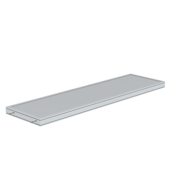 Günzburger Steigtechnik Plattform Aluminium geriffelt Plattformlänge 3060 mm