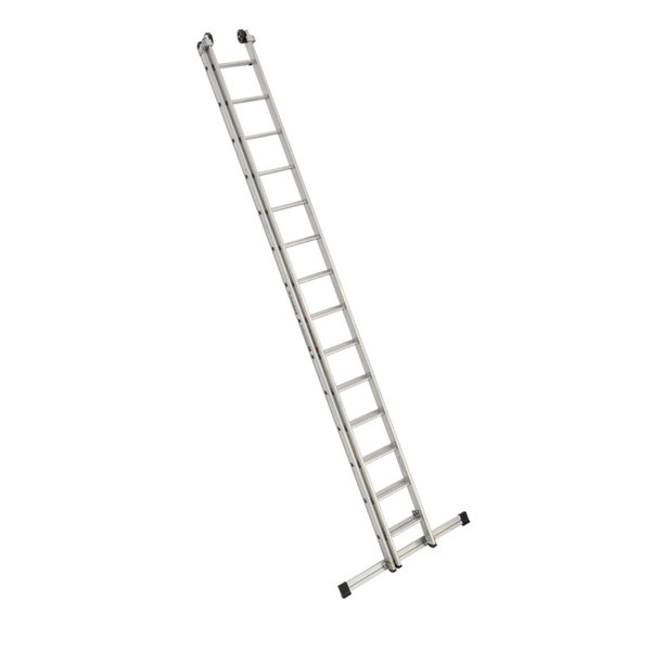 Euroline Alu-Schiebeleiter 2-teilig verstärkt Nr. 302 2x14