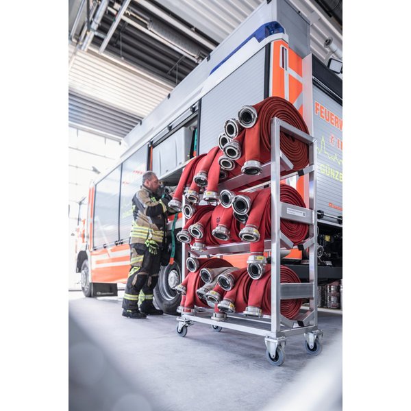 Günzburger Steigtechnik Schlauchregal fahrbar
