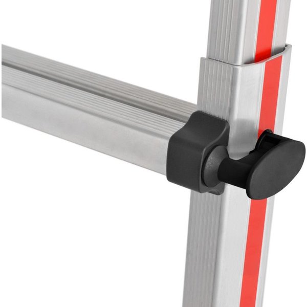 Hymer Teleskopleiter mit transportoptimierten Teleskopauslegern 4x5