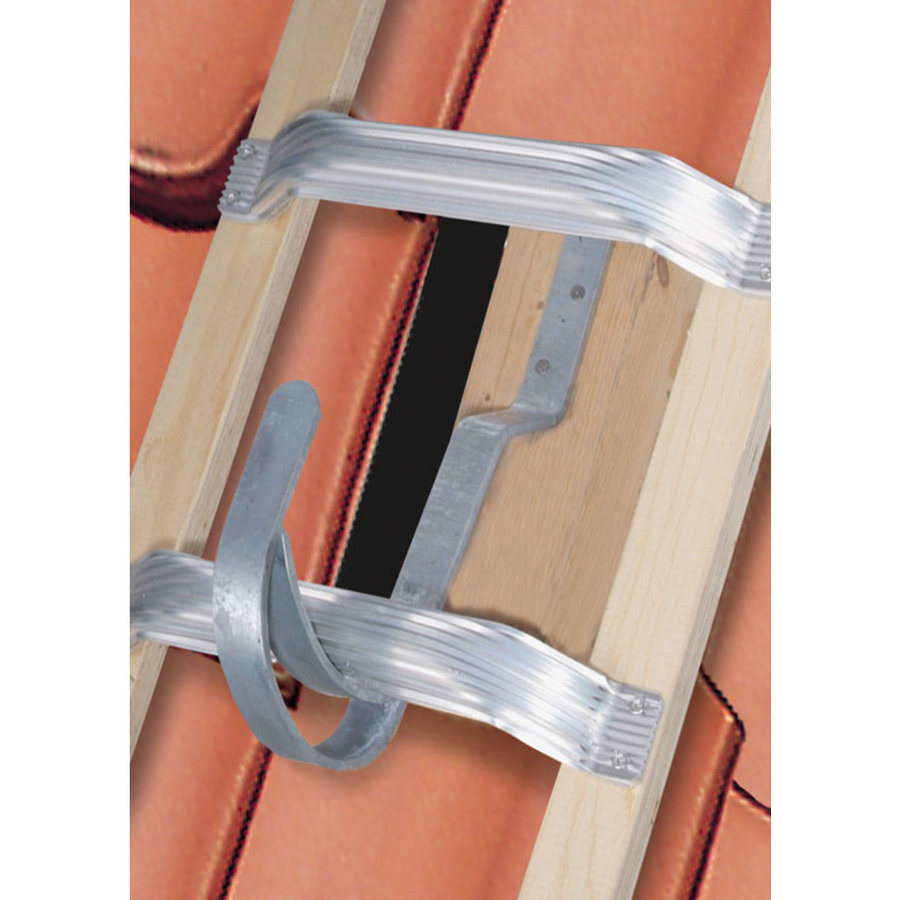 Euroline Holz/Alu-Dachdeckerauflegeleiter Nr. 11102 1x14