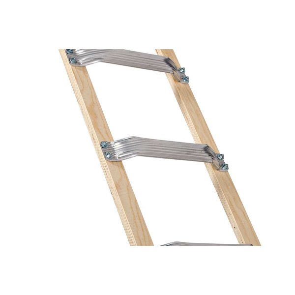 Euroline Holz/Alu-Dachdeckerauflegeleiter Nr. 11102 1x16