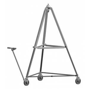 Hailo Professional Aluminium Dreibaum mit Rollen, Typ DB-AR mit Rollen 