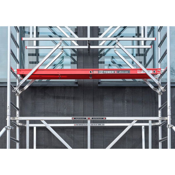 Altrex RS TOWER 41, Holzplattform 0,75m x 2,45m,  mit Safe-Quick Arbeitshöhe 4,2 m
