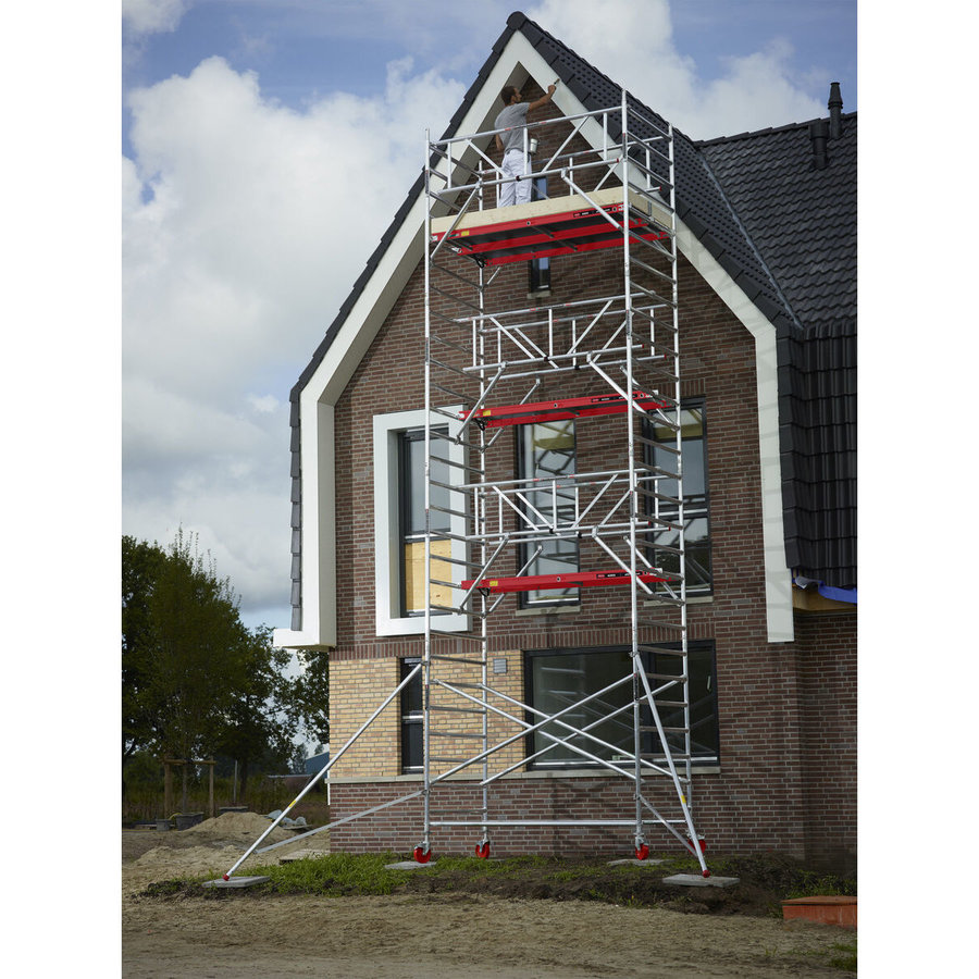 Altrex RS TOWER 41, Holzplattform 0,75m x 2,45m, mit Safe-Quick Arbeitshöhe 8,2 m