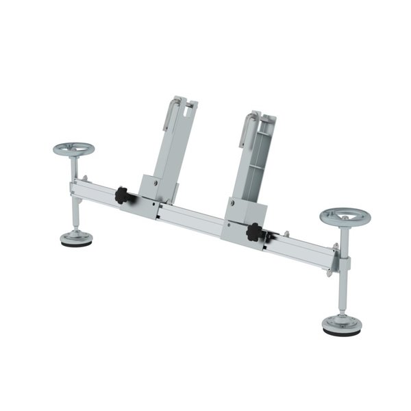 Günzburger Steigtechnik Fußverbreiterung verstellbar DIN EN 1147 und ÖNORM F4047 für Steckleiter-Unterte