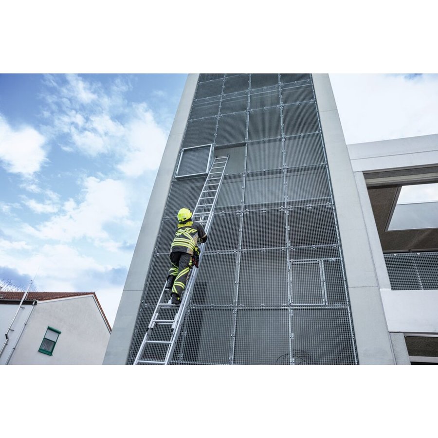 Günzburger Steigtechnik Seilzugleiter 2-teilig ÖNORM F4047 2x19 Sprossen