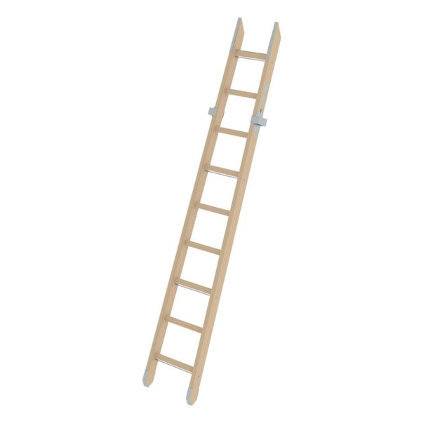 Günzburger Steigtechnik Steckleiter-Unterteil Holz DIN EN 1147
