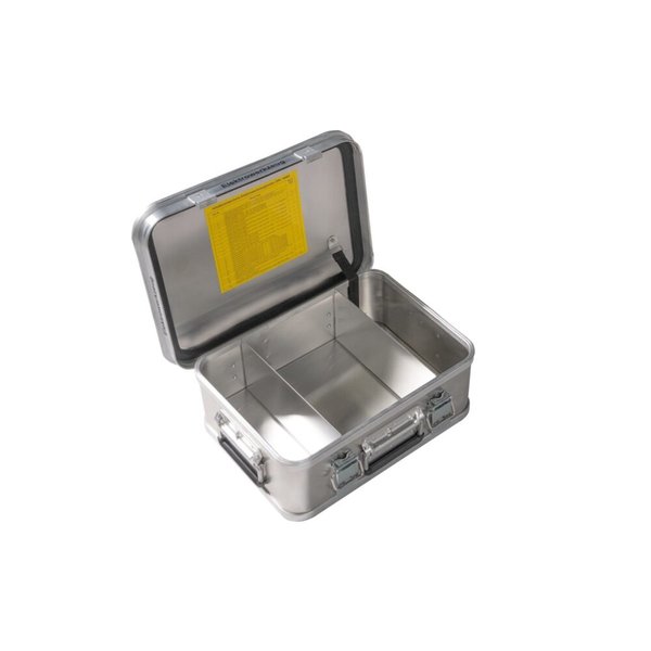 Günzburger Steigtechnik Kasten mit Trennsystem und Beschriftung "Elektrowerkzeugsatz" Größe 4