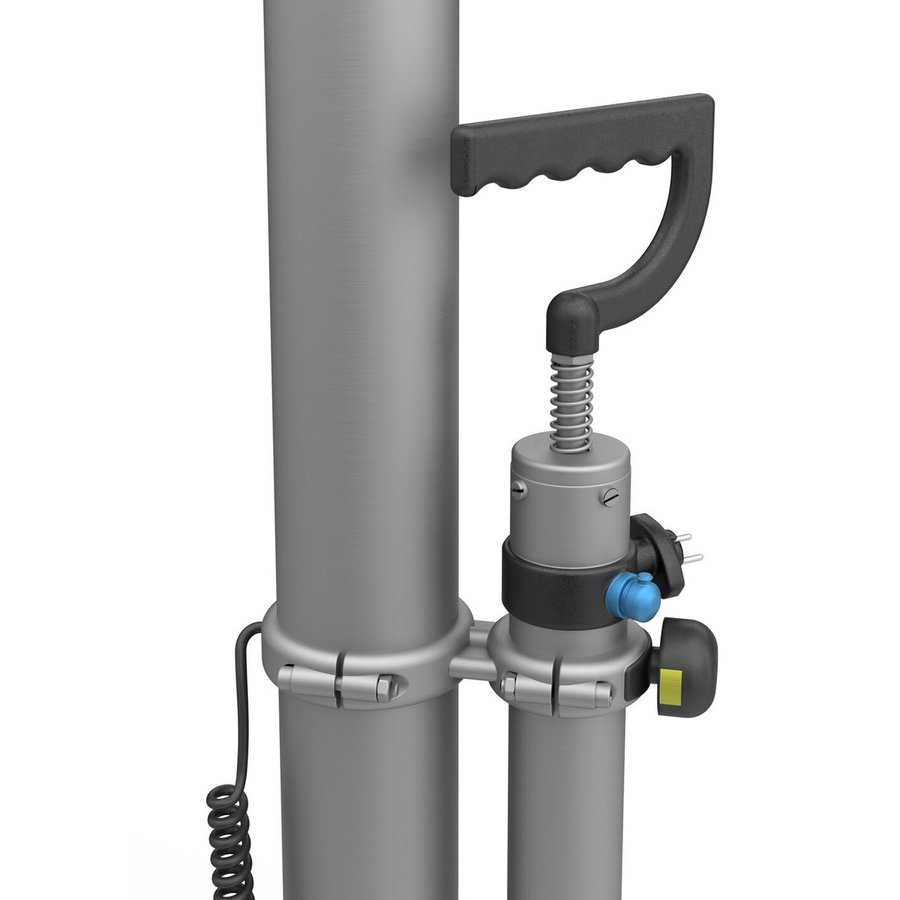 Günzburger Steigtechnik Lichtmast 3,5 m für Rollcontainer Strom-Licht