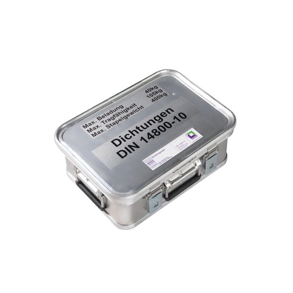 Günzburger Steigtechnik Kasten mit Trennsystem und Beschriftung "Dichtungssatz" Größe 4