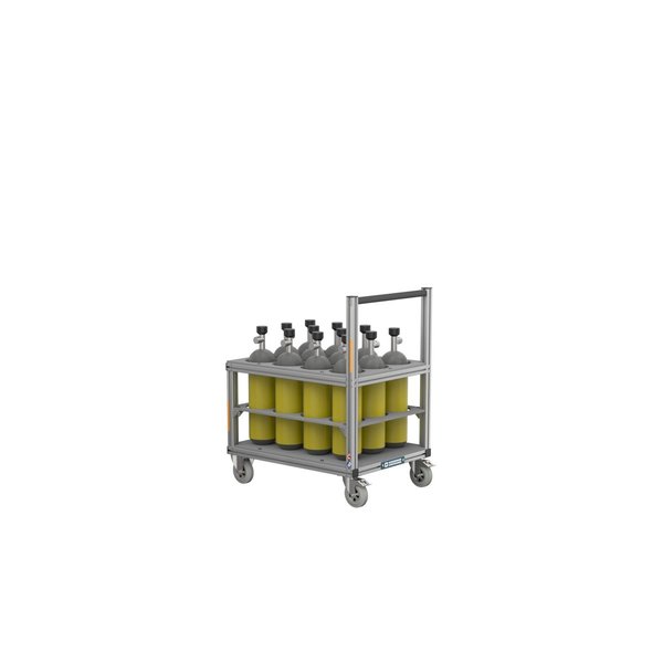 Günzburger Steigtechnik Transportwagen Atemluftflaschen ohne Erhöhung