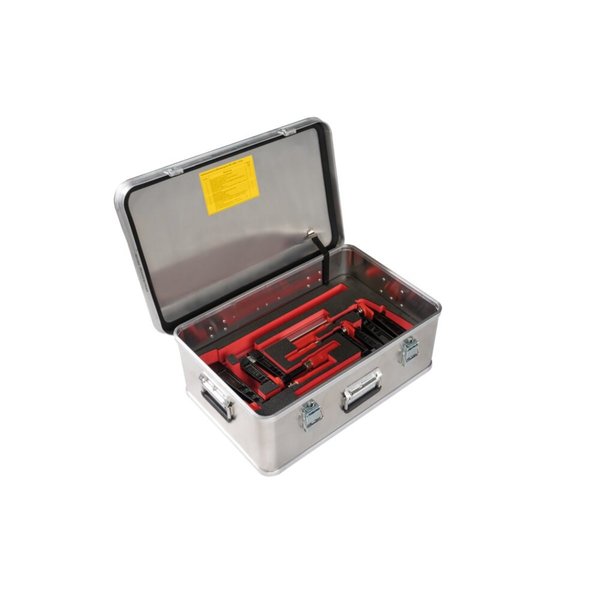 Günzburger Steigtechnik Kiste mit Einlagen und Inhalt "Werkzeugsatz Holz" Größe 3