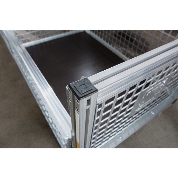 Günzburger Steigtechnik Abdeckkappe Kunststoff schwarz 80x40mm