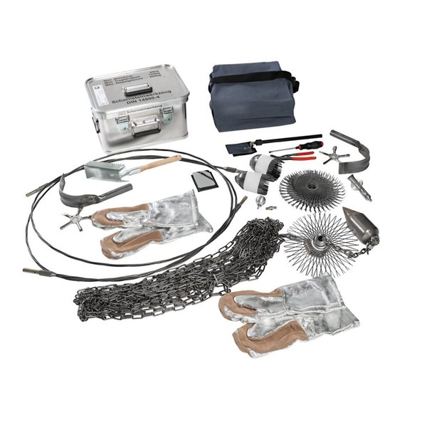 Günzburger Steigtechnik Kasten mit Inhalt "Schornsteinwerkzeug" Größe 2