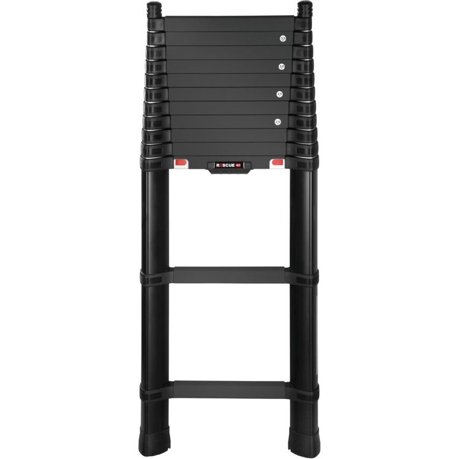 Günzburger Steigtechnik Teleskopleiter Rescue Line schwarz 4,1m