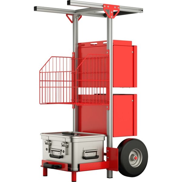 Günzburger Steigtechnik SafeCaddy® "Brandschutz" ohne Beladung